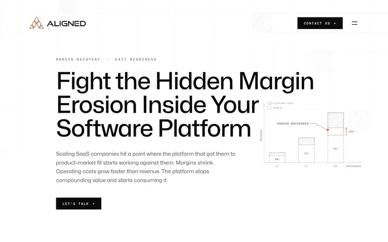 Aligned - website screenshot