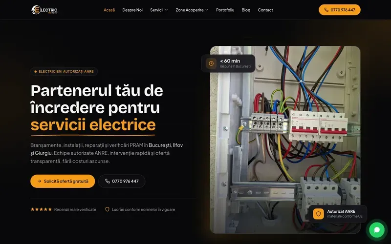 Electric Proactiv - website screenshot