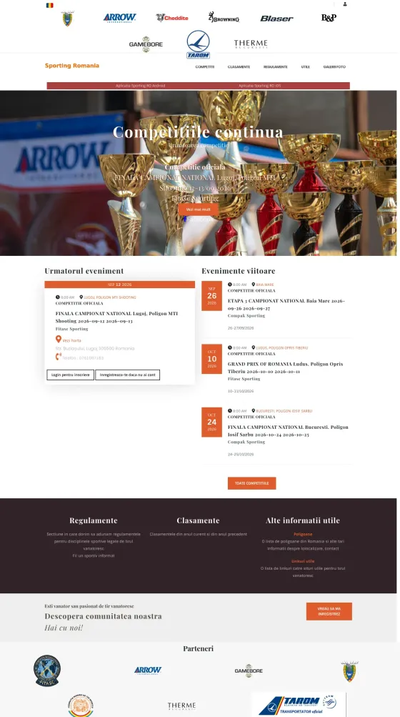 fitascsporting.ro: registrations and live rankings