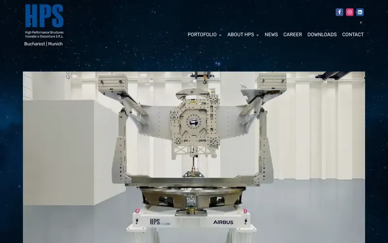 HPS - website screenshot